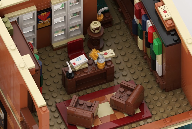 Lara’s study in brick